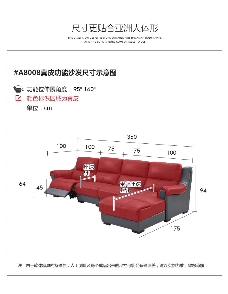 Living Room Sofa set L corner sofa recliner electrical couch genuine leather sectional sofas L muebles de sala moveis para casa