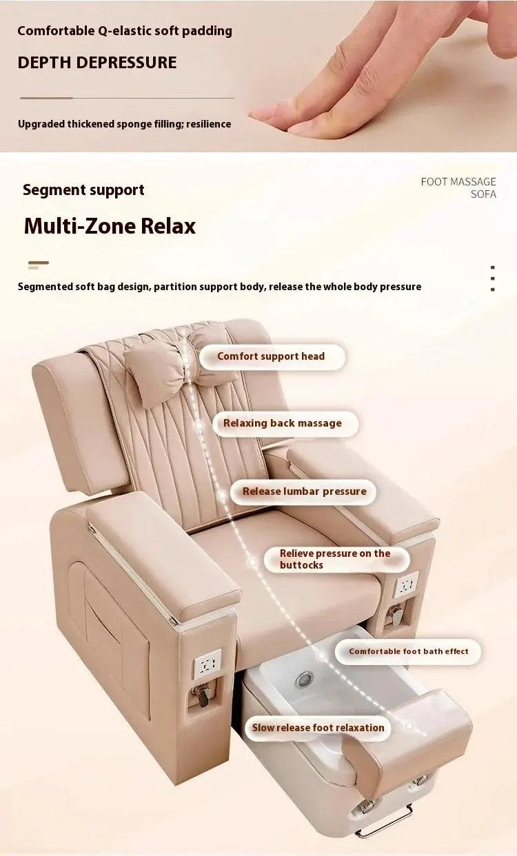 Professional Pedicure Chair Pedicure Salon Economic Spa Nail Pedispa Institute Foot Sofa Sillon De Pedicura Commercial Furniture