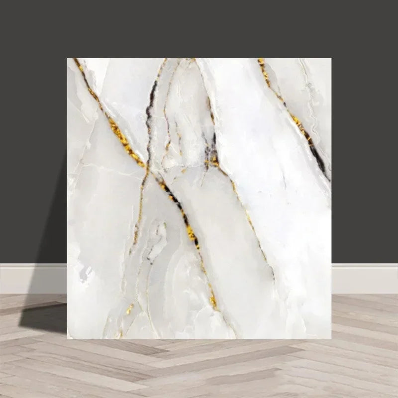 Background Decoration Glossy Anti-marble Texture Wall Stickers Moisture-proof Waterproof Self-adhesive Stickers PVC Foam Decals