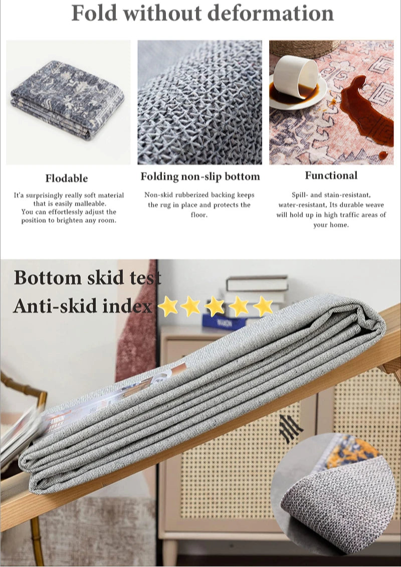 Rug for Living Room Carpet Jungle Tiger Home Decoration Large Area Bedroom Plush Floor Mat Machine Washable Coffee Table Rugs 러그