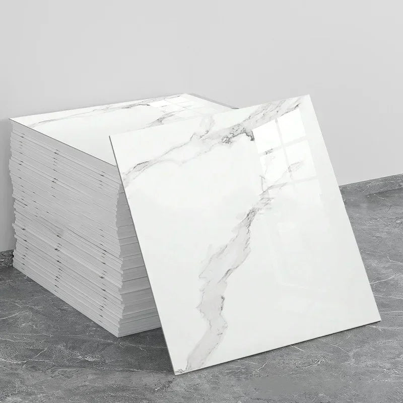 Background Decoration Glossy Anti-marble Texture Wall Stickers Moisture-proof Waterproof Self-adhesive Stickers PVC Foam Decals