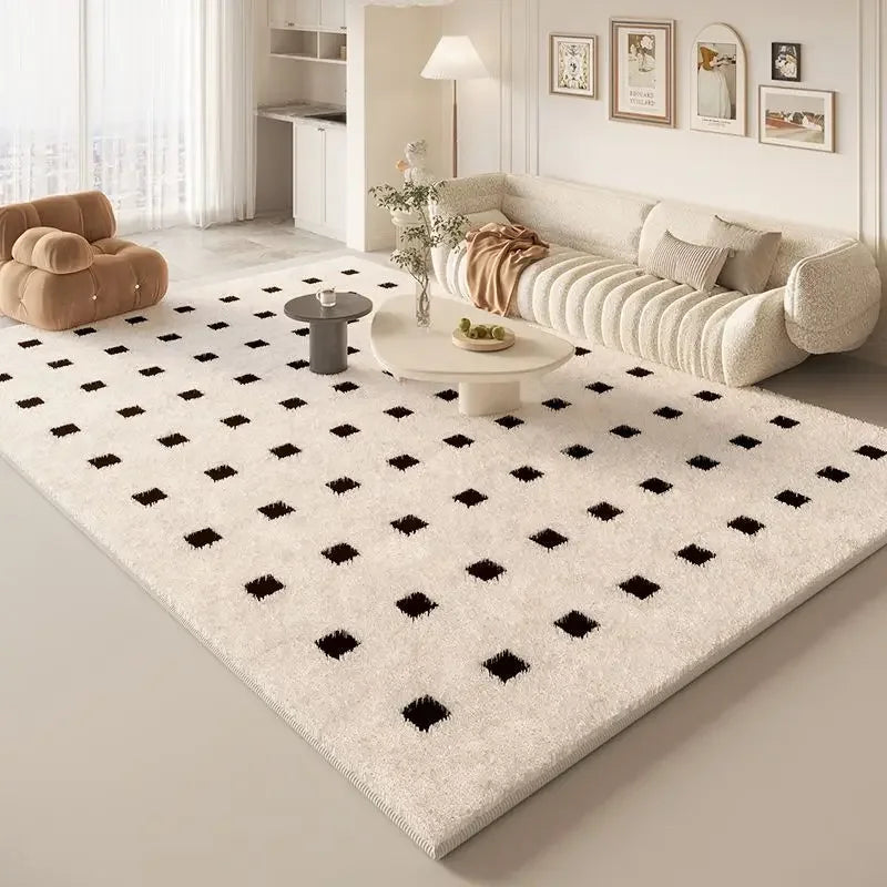 Large Size Rugs for Bedroom Fluffy Soft Study Rug Modern Style Living Room Decoration Carpet Thick Anti-slip Cloakroom Floor Mat