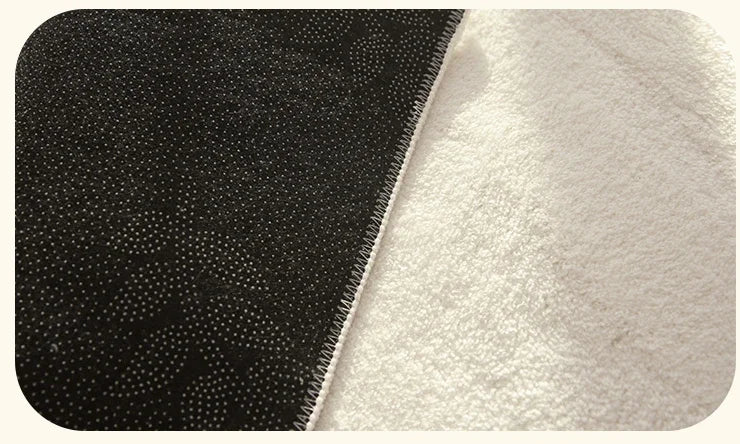 Green Cream Rugs for Bedroom Large Area Living Room Decoration Irregular Shape Carpet Soft Fluffy Lounge Rug Anti-slip Study Mat