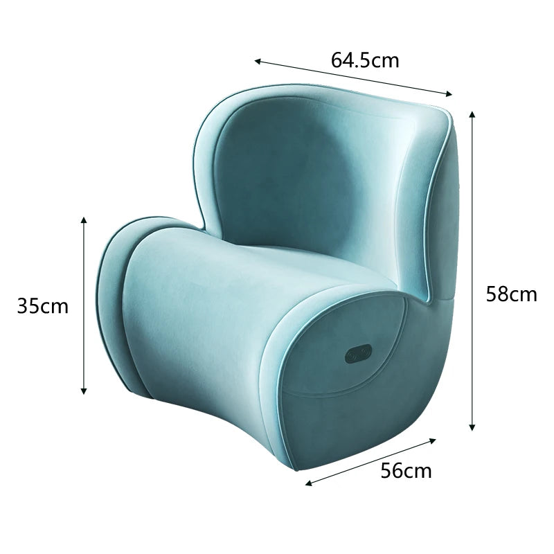 reading study chair, ergonomic corrective sitting chair, waist protection living room single, lazy anti-hunchback small sofa