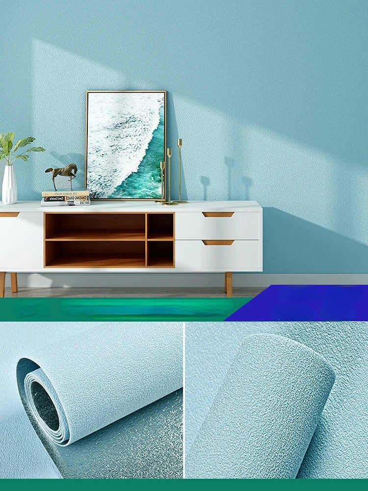3D Wall Stickers Sound Insulation Antibacterial Moisture-proof Self-Adhesive Waterproof Wallpaper DIY Home Wall Decor