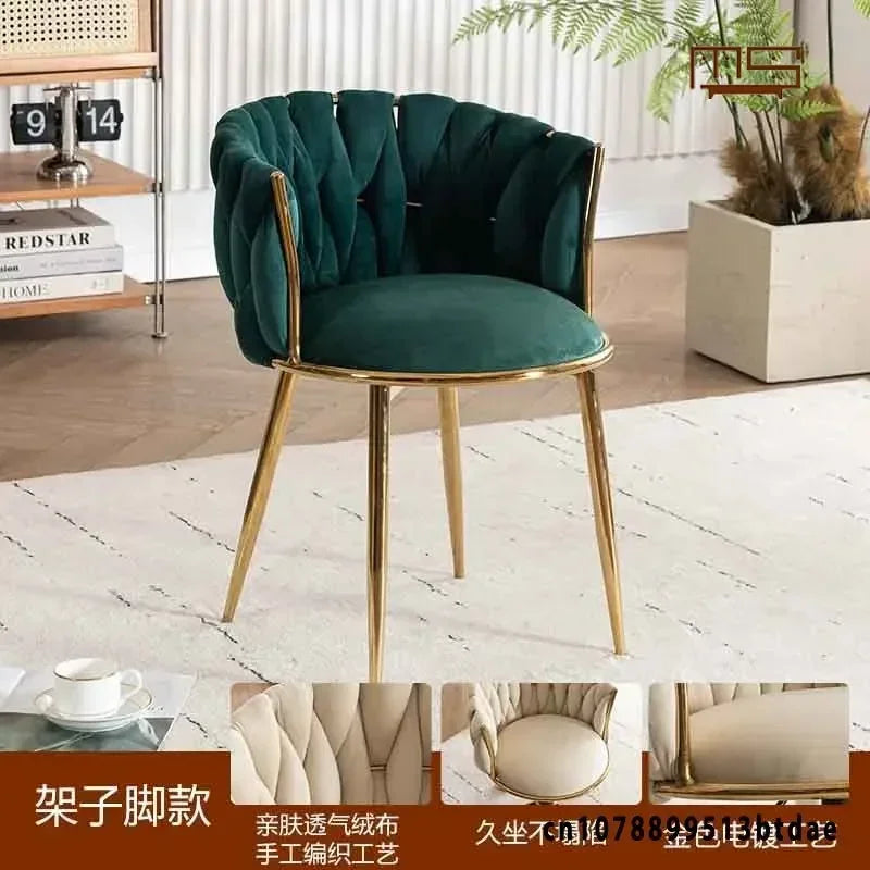 Home Girls Bedroom Makeup Chair, Comfortable for Long Periods of Time Grace Living Room Backrest Lift Swivel Chair JQM Furniture