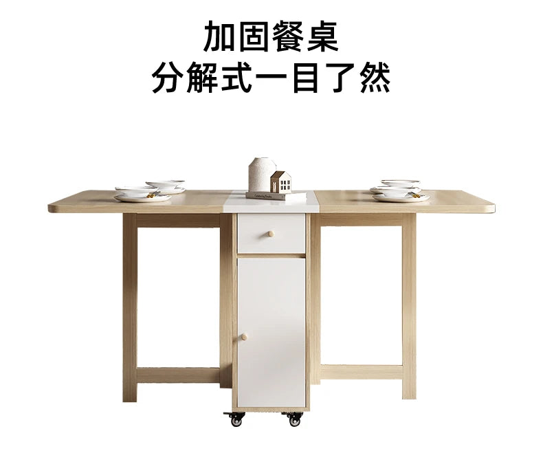 Folding Dining Table Set 6 Chairs Luxury Vintage Square Dining Table Extensio Nordic Mesas Y Sillas De Comedor Kitchen Furniture