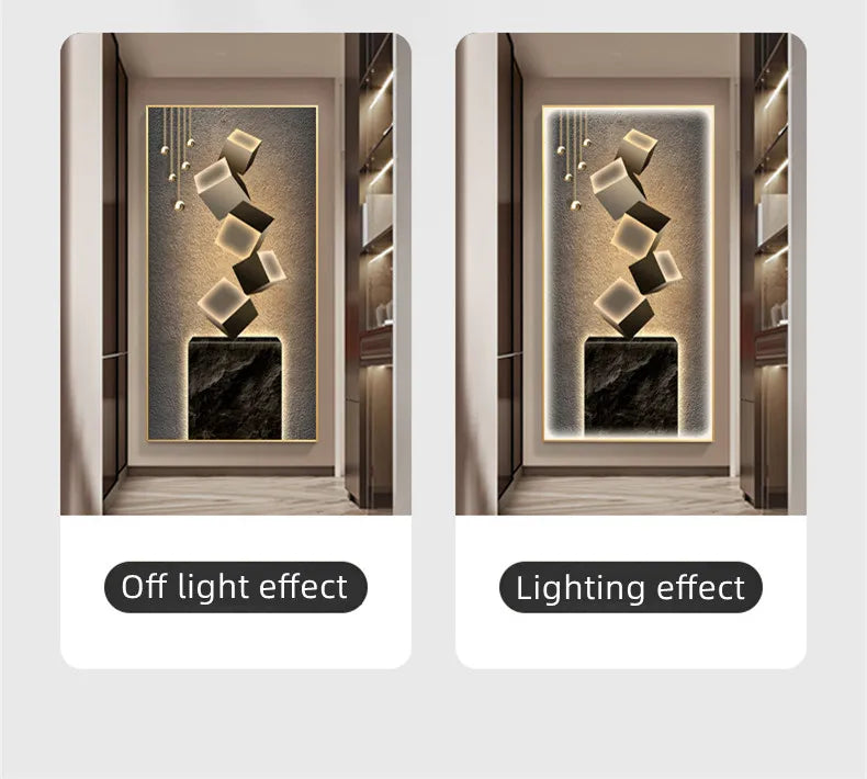 Modern Creative Wall Decoration Mural Lighting Wall Lamp Bedroom Study Living Room Entrance Staircase Decoration LED Wall Lamp
