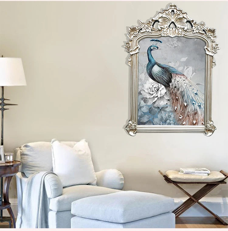 Large Wall Mirror Modern Home Ornaments Bathroom Living Room Mirrors Makeup Dressing Big Specchi Decorativi Home Decoration