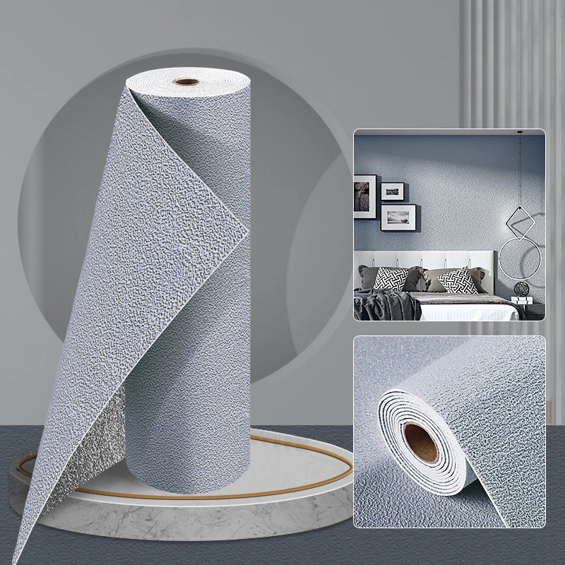 3D Wall Stickers Sound Insulation Antibacterial Moisture-proof Self-Adhesive Waterproof Wallpaper DIY Home Wall Decor