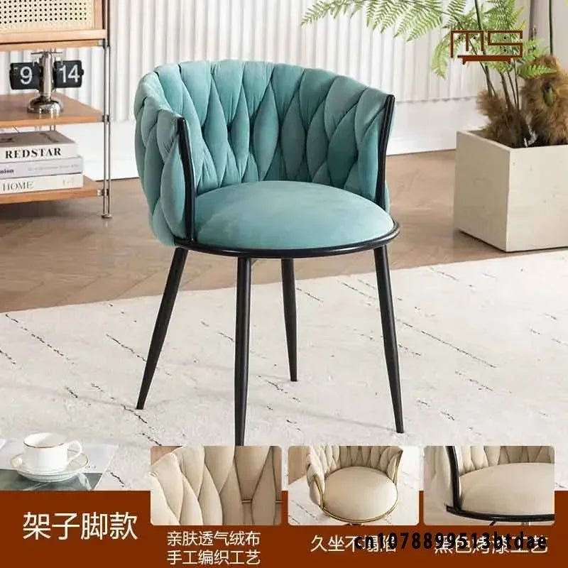 Home Girls Bedroom Makeup Chair, Comfortable for Long Periods of Time Grace Living Room Backrest Lift Swivel Chair JQM Furniture