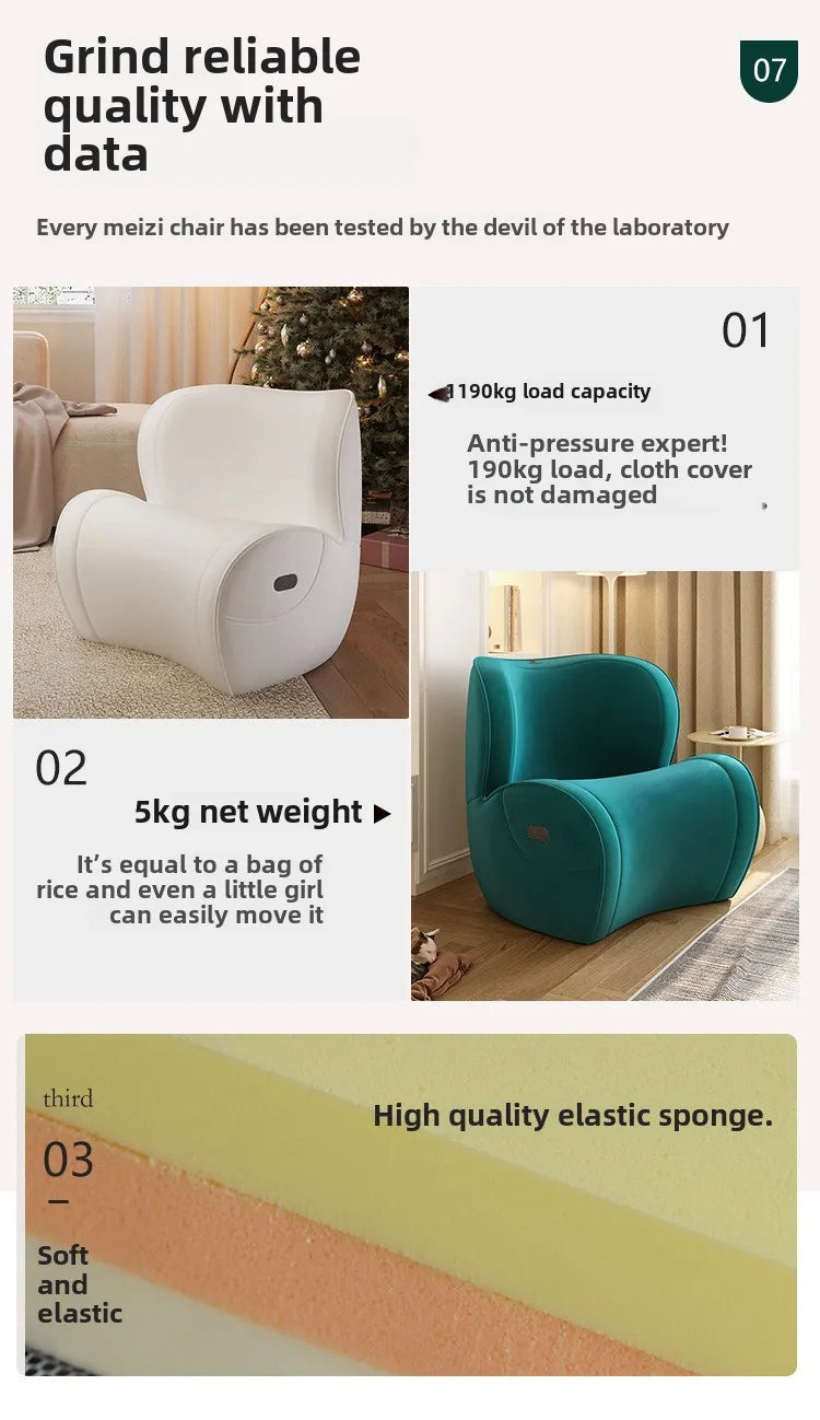 reading study chair, ergonomic corrective sitting chair, waist protection living room single, lazy anti-hunchback small sofa