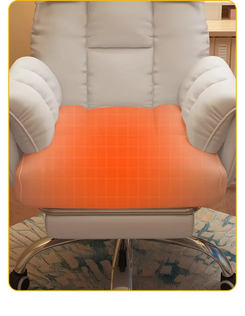 Comfortable Reclining Computer Chair, Sedentary Backrest, Sofa Chair, Bedroom, Study, Living Room, Office, Home