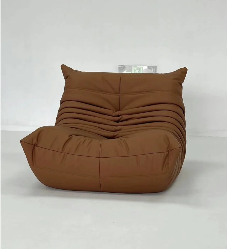 Caterpillar Single Sofa Lazy Couch Tatami Living Room Bedroom Lovely Leisure Single Chair Reading Chair Balcony Rocking Chair