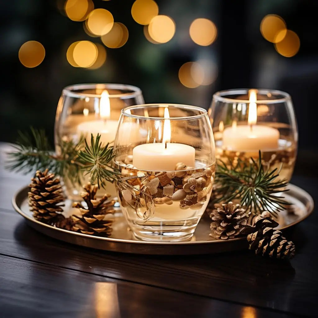 20-100pcs Floating Candles for Centerpieces Floating Pool Decorations for Wedding 1.7Inch 4Hours Burn Time Unscented Wax Discs