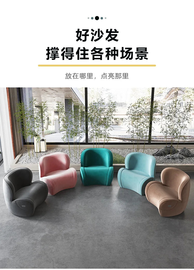 reading study chair, ergonomic corrective sitting chair, waist protection living room single, lazy anti-hunchback small sofa