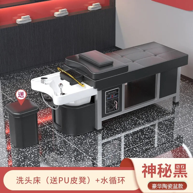 Massage shampoo bed Hair salon special multi-functional Thai fumigation head treatment bed Beauty bed Constant temperature water