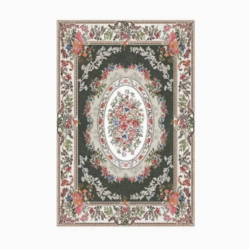 Bohemian Living Room Flower Carpet Retro Bedroom Large Area Mat Home Decoration Cloakroom Minimalist Sofa Corridor Bedside Rug