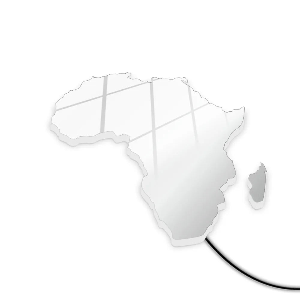 Map Of Africa Light Up Neon Sign For Bedroom Office Glowing African Map Geography Luminous Wall Mirror LED Lighting Home Decor