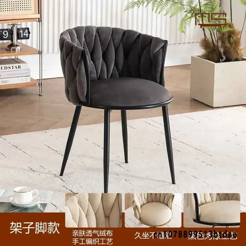 Home Girls Bedroom Makeup Chair, Comfortable for Long Periods of Time Grace Living Room Backrest Lift Swivel Chair JQM Furniture
