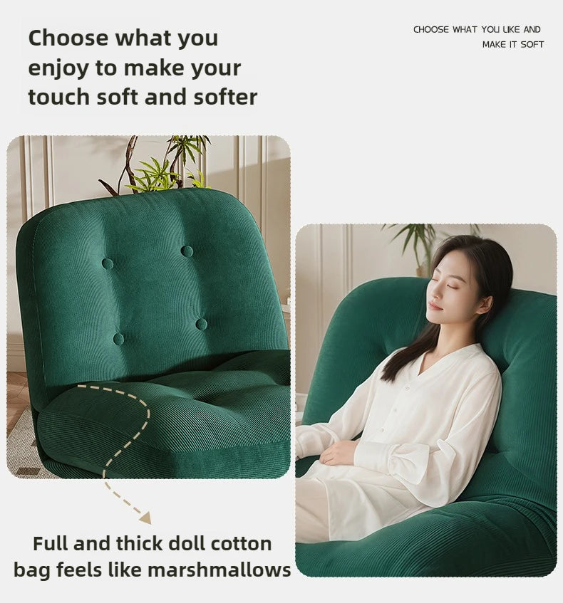 Single sofa chair light luxury medieval Bauhaus living room leisure chair bedroom lazy sofa