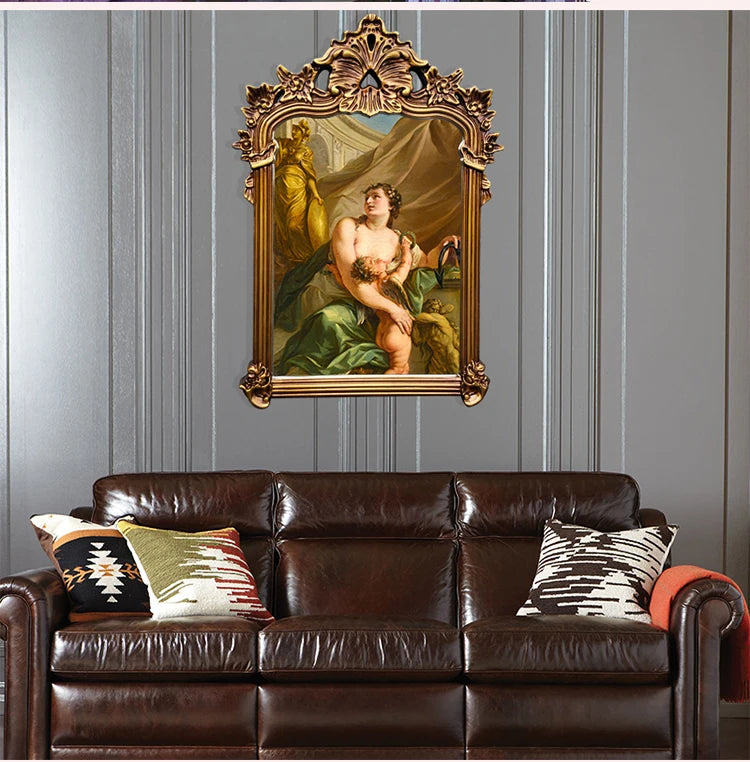 Large Wall Mirror Modern Home Ornaments Bathroom Living Room Mirrors Makeup Dressing Big Specchi Decorativi Home Decoration