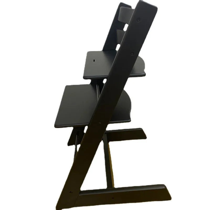 X&D Children's Growth Chair Baby Dining Chair Multifunctional Adjustable Beech Wood Children's High Legged Learning Chair 2024