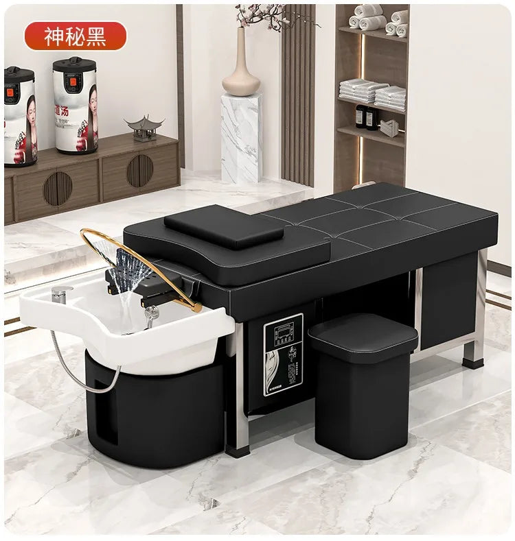 Massage shampoo bed Hair salon special multi-functional Thai fumigation head treatment bed Beauty bed Constant temperature water