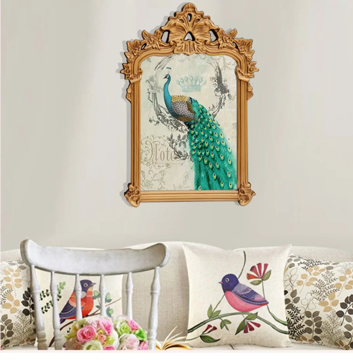 Large Wall Mirror Modern Home Ornaments Bathroom Living Room Mirrors Makeup Dressing Big Specchi Decorativi Home Decoration