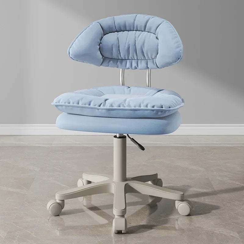 Nordic Luxury Salon Stool Special Lifting Rotating Backrest Bar Seat Large Hairdressing Manicurist Circle Chair