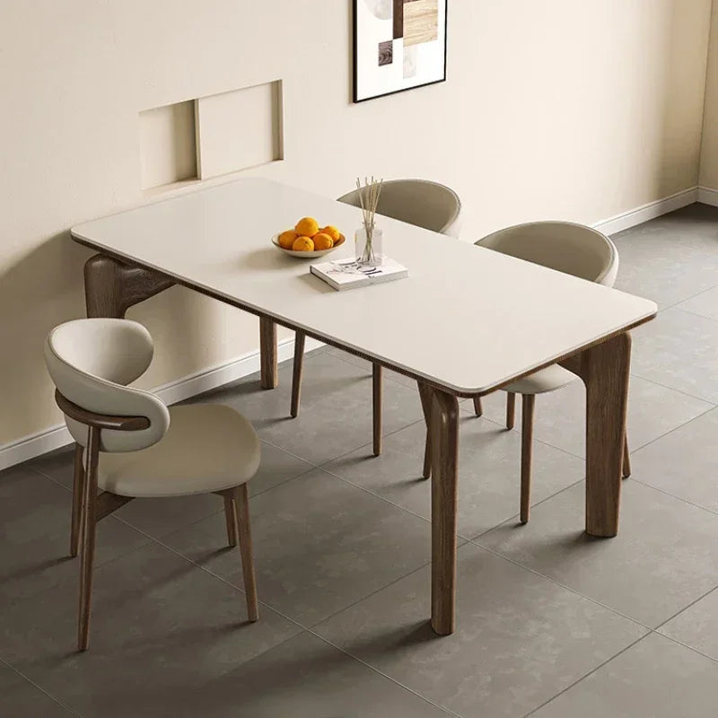 Corner Island Dining Table Auxiliary Service Designer Meeting Marble Dining Table Low Square Large Mesa Plegables Furniture CC