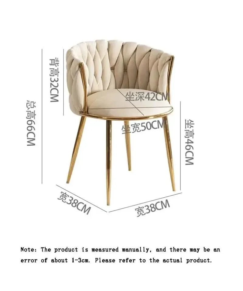 Home Girls Bedroom Makeup Chair, Comfortable for Long Periods of Time Grace Living Room Backrest Lift Swivel Chair JQM Furniture