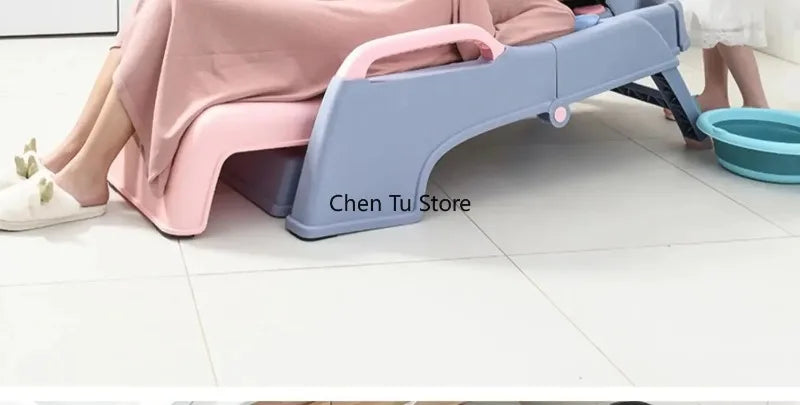 Plastic Children Shampoo Bed Foldable Hair Washing Chair Chairs Spa Basin Massage Bed Luxury Sillon Peluqueria Salon Furniture