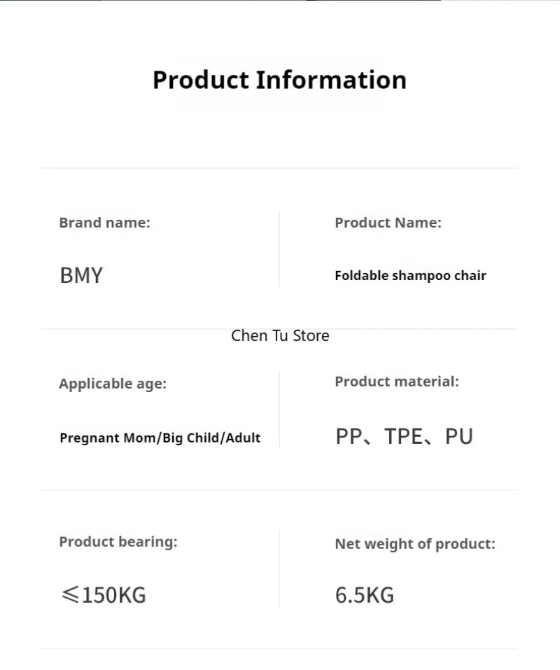 Plastic Children Shampoo Bed Foldable Hair Washing Chair Chairs Spa Basin Massage Bed Luxury Sillon Peluqueria Salon Furniture