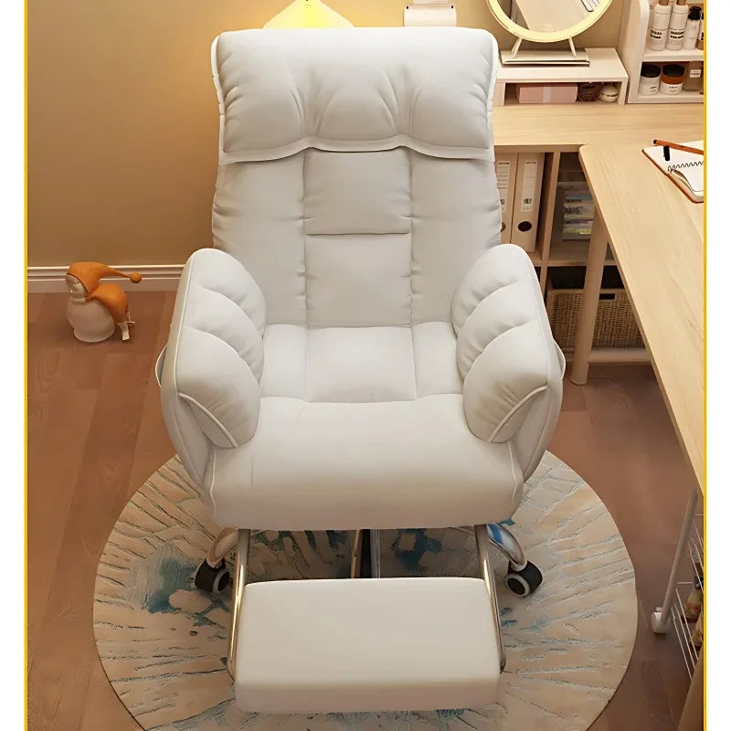 Comfortable Reclining Computer Chair, Sedentary Backrest, Sofa Chair, Bedroom, Study, Living Room, Office, Home