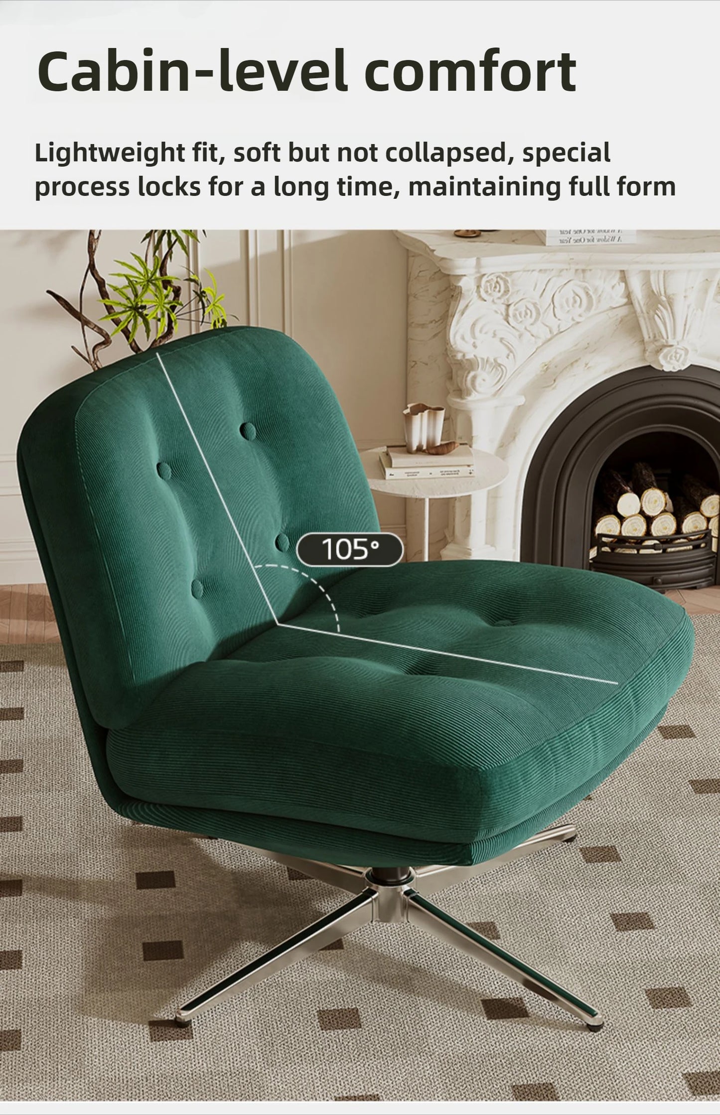 Single sofa chair light luxury medieval Bauhaus living room leisure chair bedroom lazy sofa