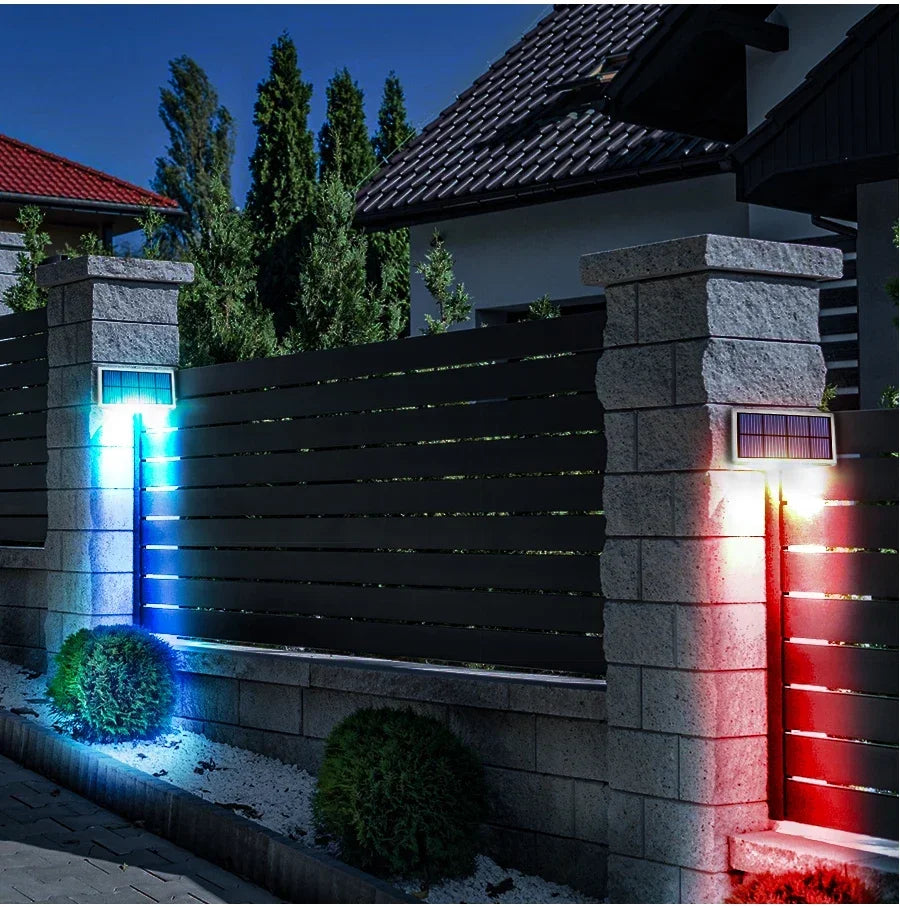 6pcs LED Step Lamp Stair Light Outdoor IP67 Waterproof Solar Light With Lens Anti-theft Decor Lighting For Garden Deck Path