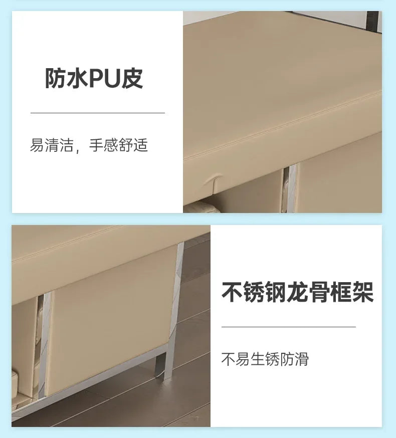 Shower Head Spa Shampo Chair Move Adjust Foot Portable Sink Luxury Hair Wash Bed Massage Shampouineuse Salon Equipment MQ50SC