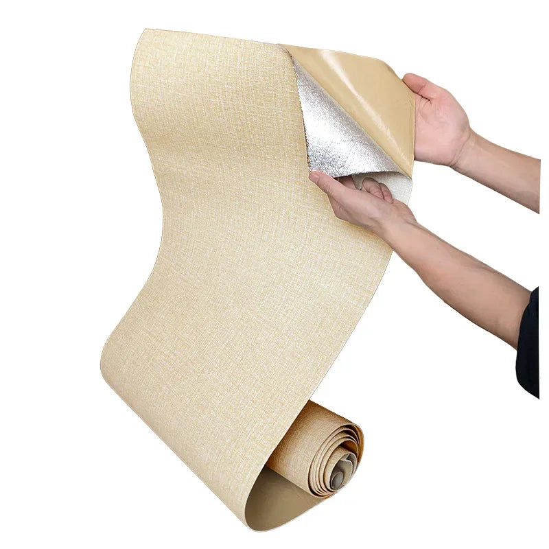 0.5mx3/10m Wall Sticker Self-adhesive Foam Panels Wallpaper Extra Thick Tile Home Decoration For Living Room Children Bedroom