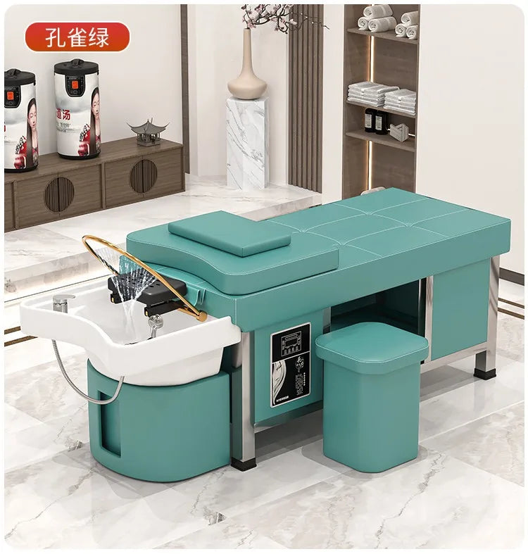 Massage shampoo bed Hair salon special multi-functional Thai fumigation head treatment bed Beauty bed Constant temperature water