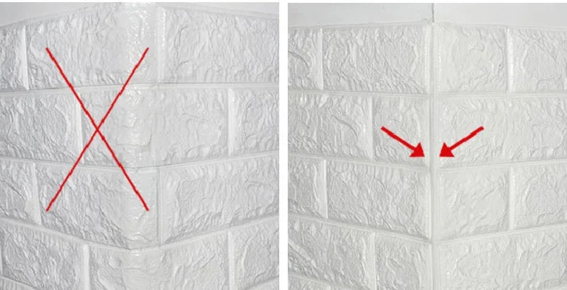 0.5mx3/10m Wall Sticker Self-adhesive Foam Panels Wallpaper Extra Thick Tile Home Decoration For Living Room Children Bedroom