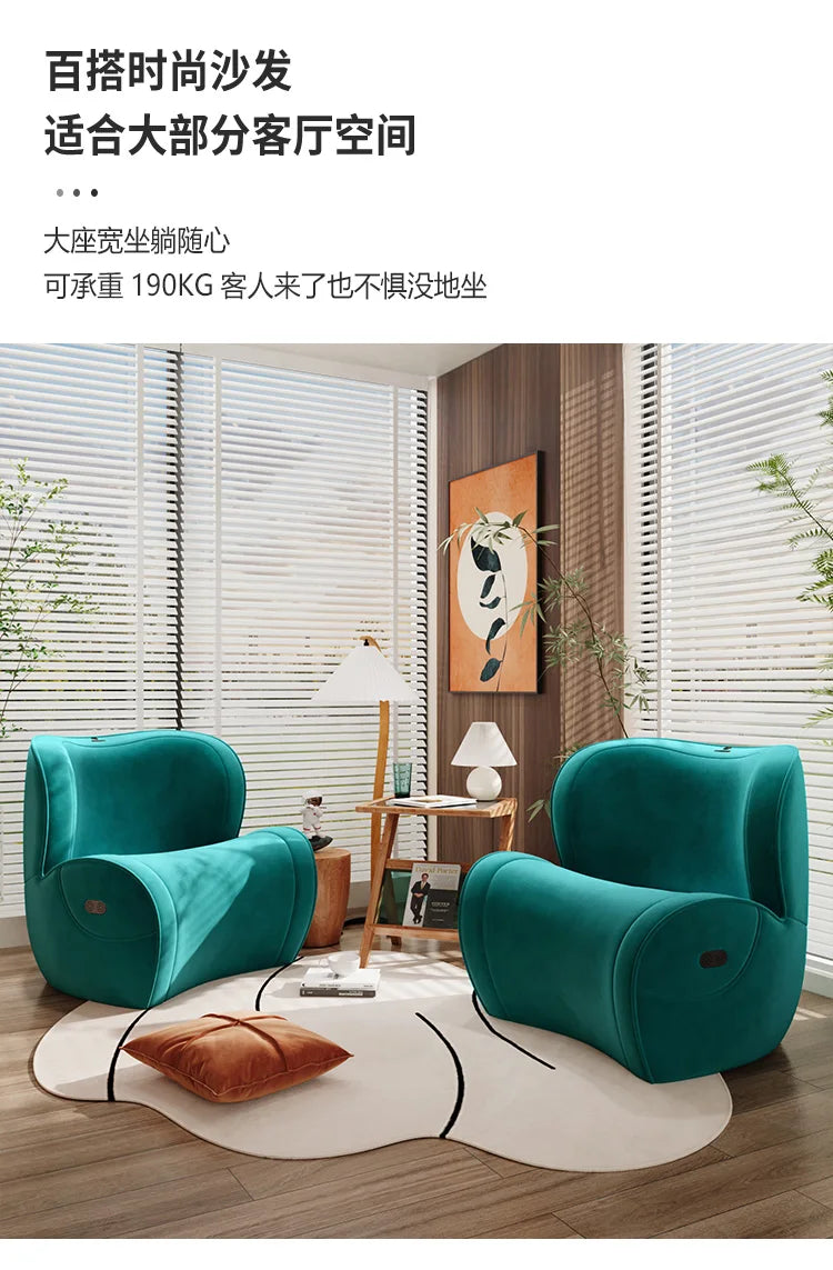 reading study chair, ergonomic corrective sitting chair, waist protection living room single, lazy anti-hunchback small sofa