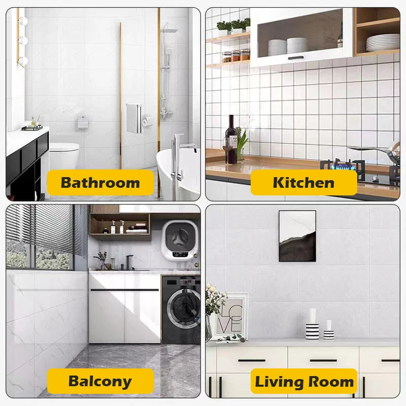 5-20pcs 30x30cm Waterproof Wall Stickers Home Decor Kitchen Decorations Decoration Bedroom Adhesive Wallpaper Wall Panels Room