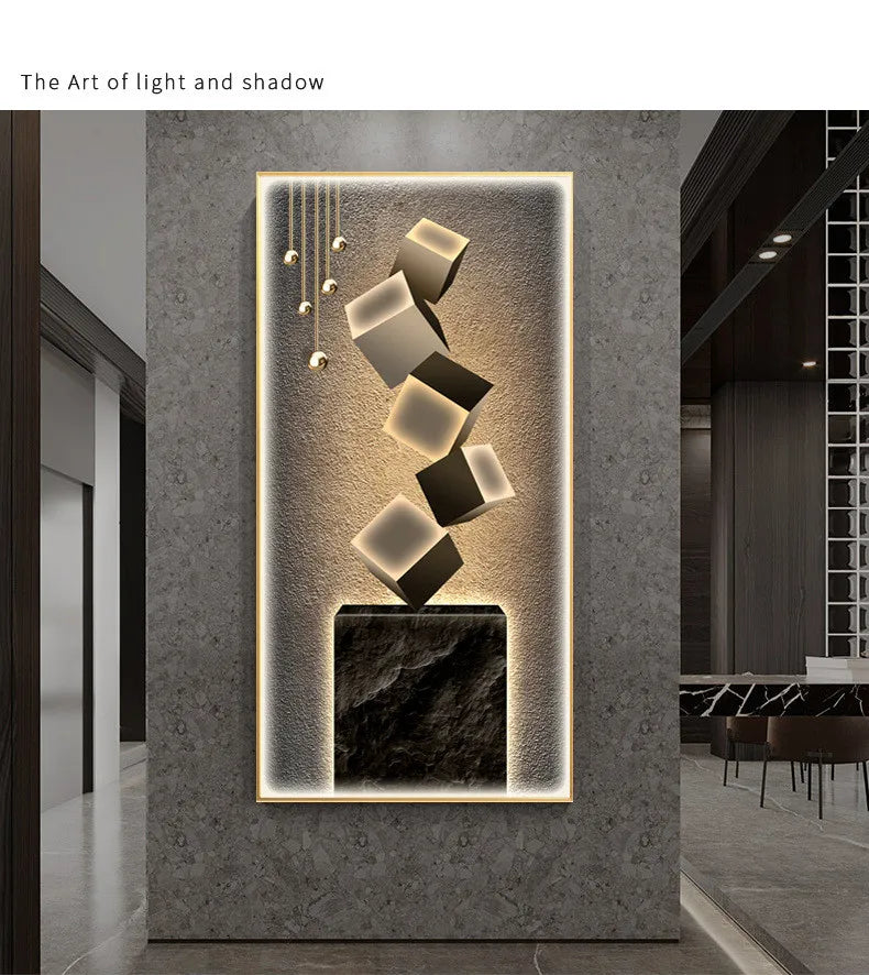 Modern Creative Wall Decoration Mural Lighting Wall Lamp Bedroom Study Living Room Entrance Staircase Decoration LED Wall Lamp