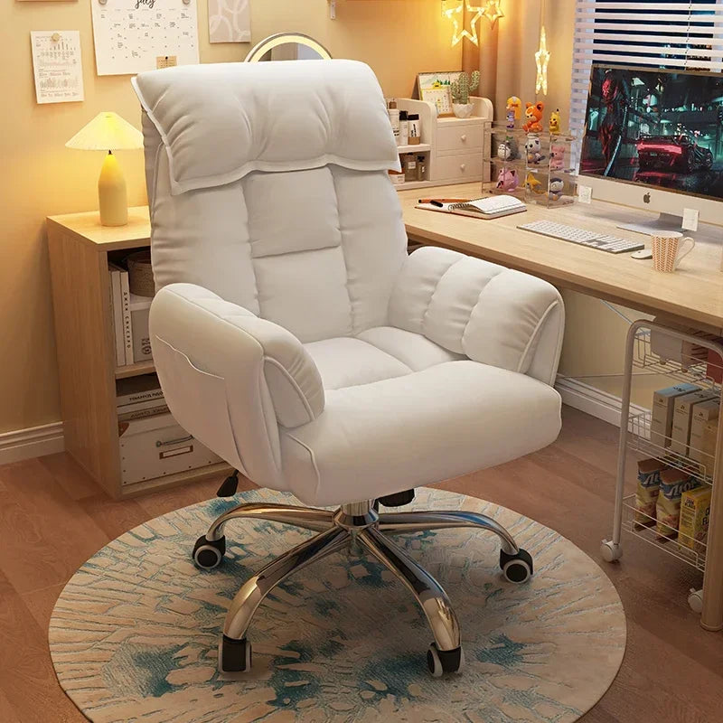 Comfortable Reclining Computer Chair, Sedentary Backrest, Sofa Chair, Bedroom, Study, Living Room, Office, Home