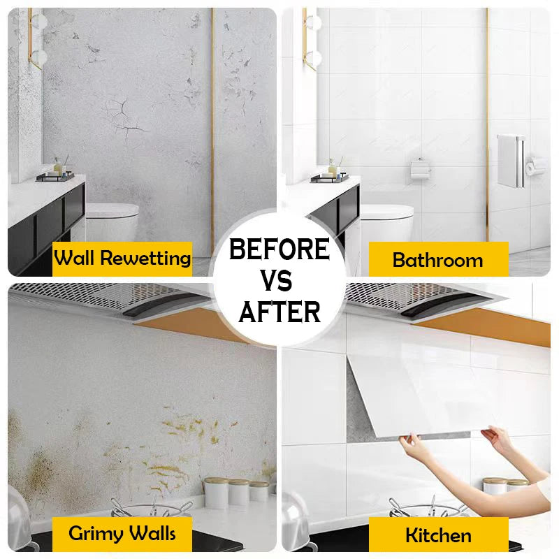 5-20pcs 30x30cm Waterproof Wall Stickers Home Decor Kitchen Decorations Decoration Bedroom Adhesive Wallpaper Wall Panels Room