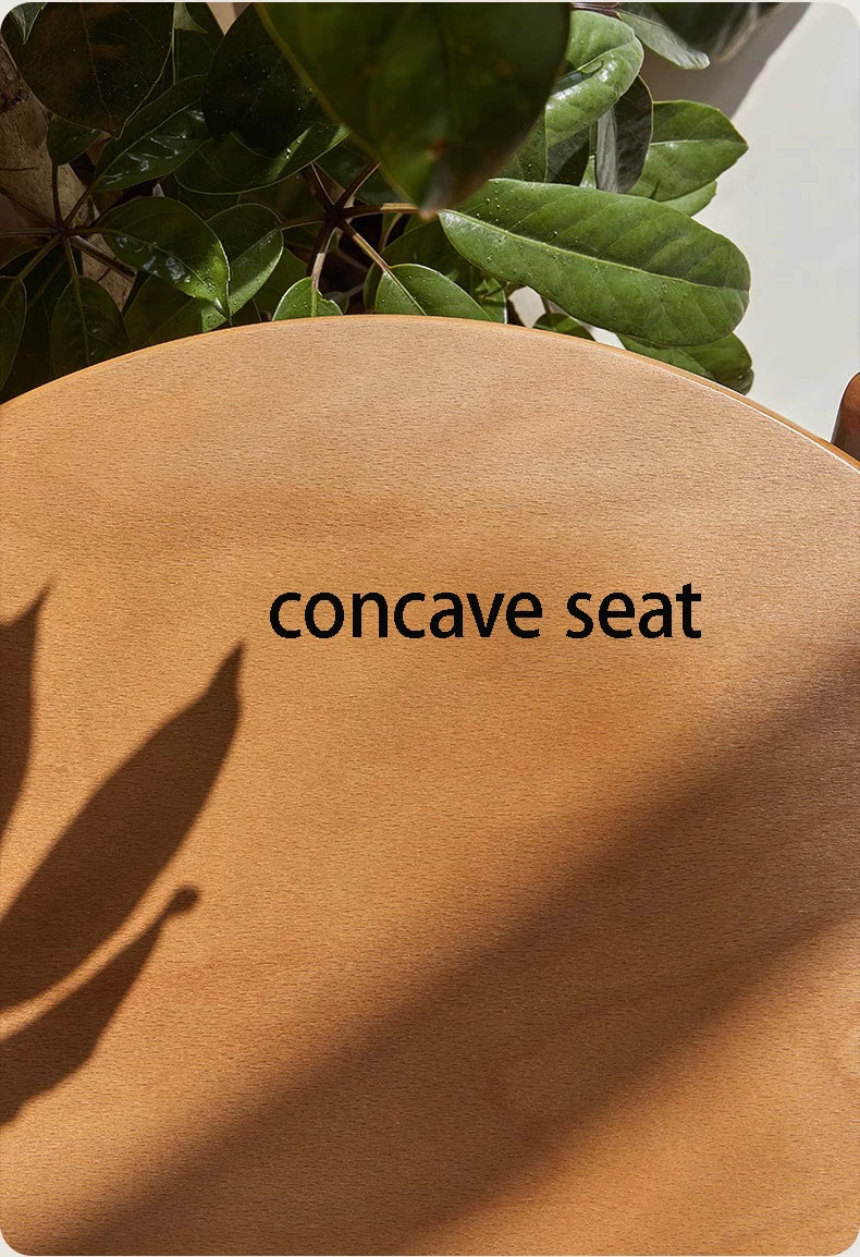 Nordic Beech Solid Wood Plywood Dining Stackable Vintage Curved Rey Backrest Swiss Chair