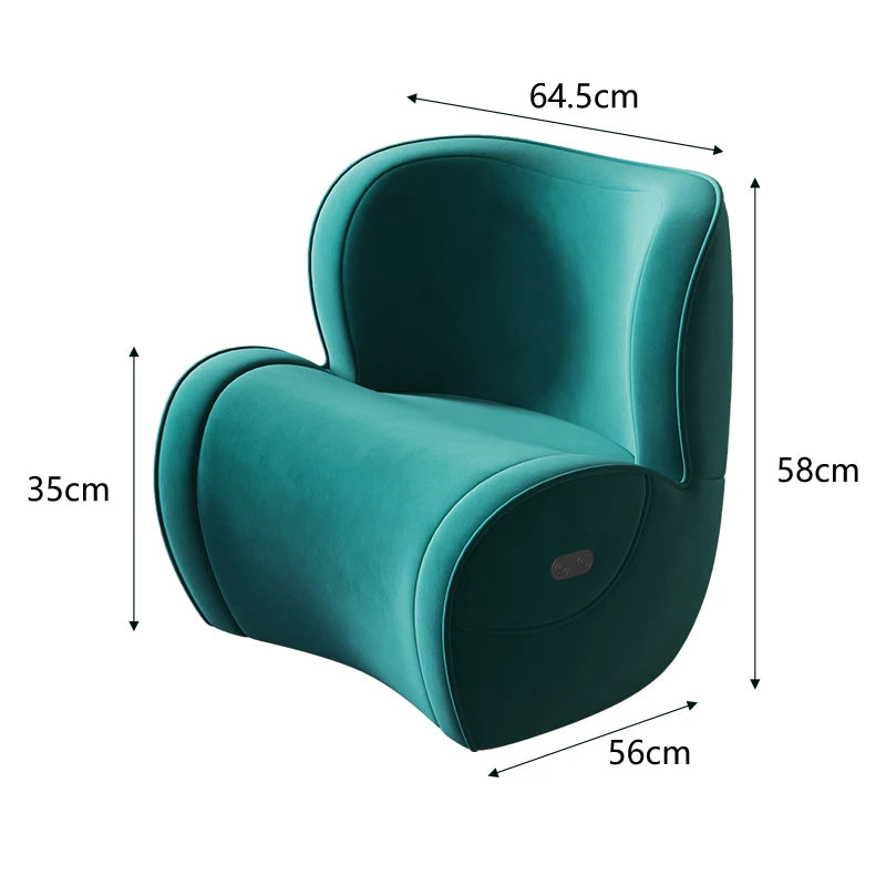reading study chair, ergonomic corrective sitting chair, waist protection living room single, lazy anti-hunchback small sofa
