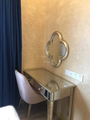 American Retro Bathroom Decorative Mirrors Modern Home Decoration Chinese Clover Wall Hanging Art Mirrors Dressing Table Mirrors