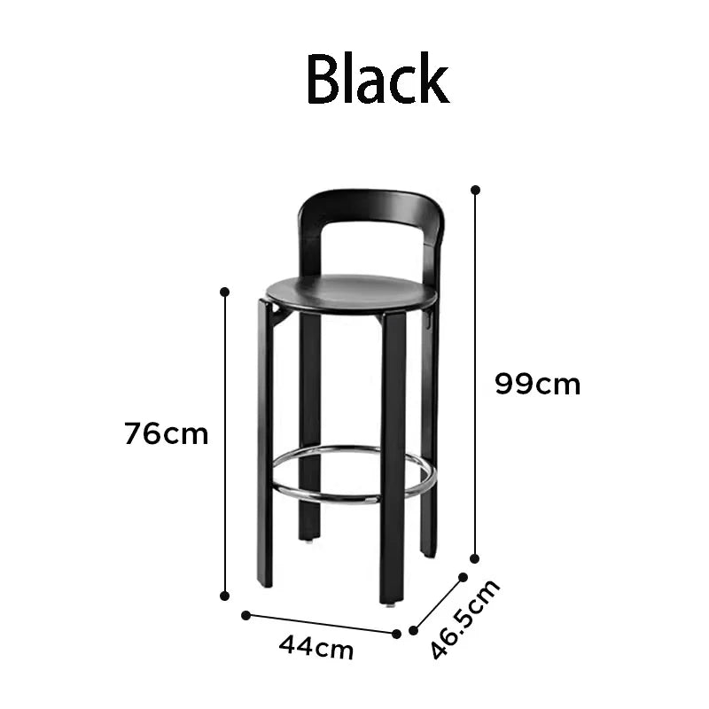 Nordic Beech Solid Wood Plywood Dining Stackable Vintage Curved Rey Backrest Swiss Chair